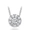 Fulfillment Pendant Necklace 18K White Gold, Diamond